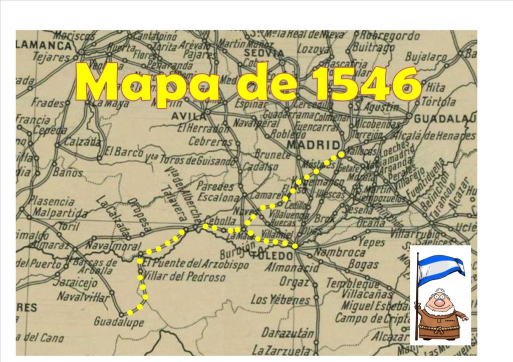 Mapa Camino Real