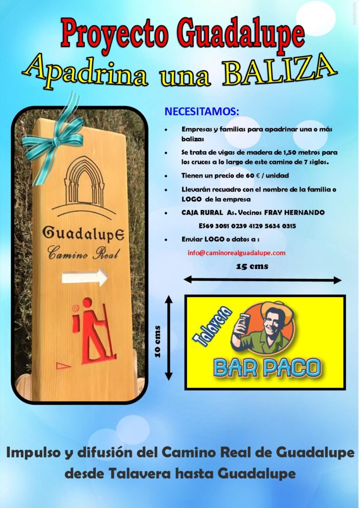 Apadrina el Camino Real Guadalupe